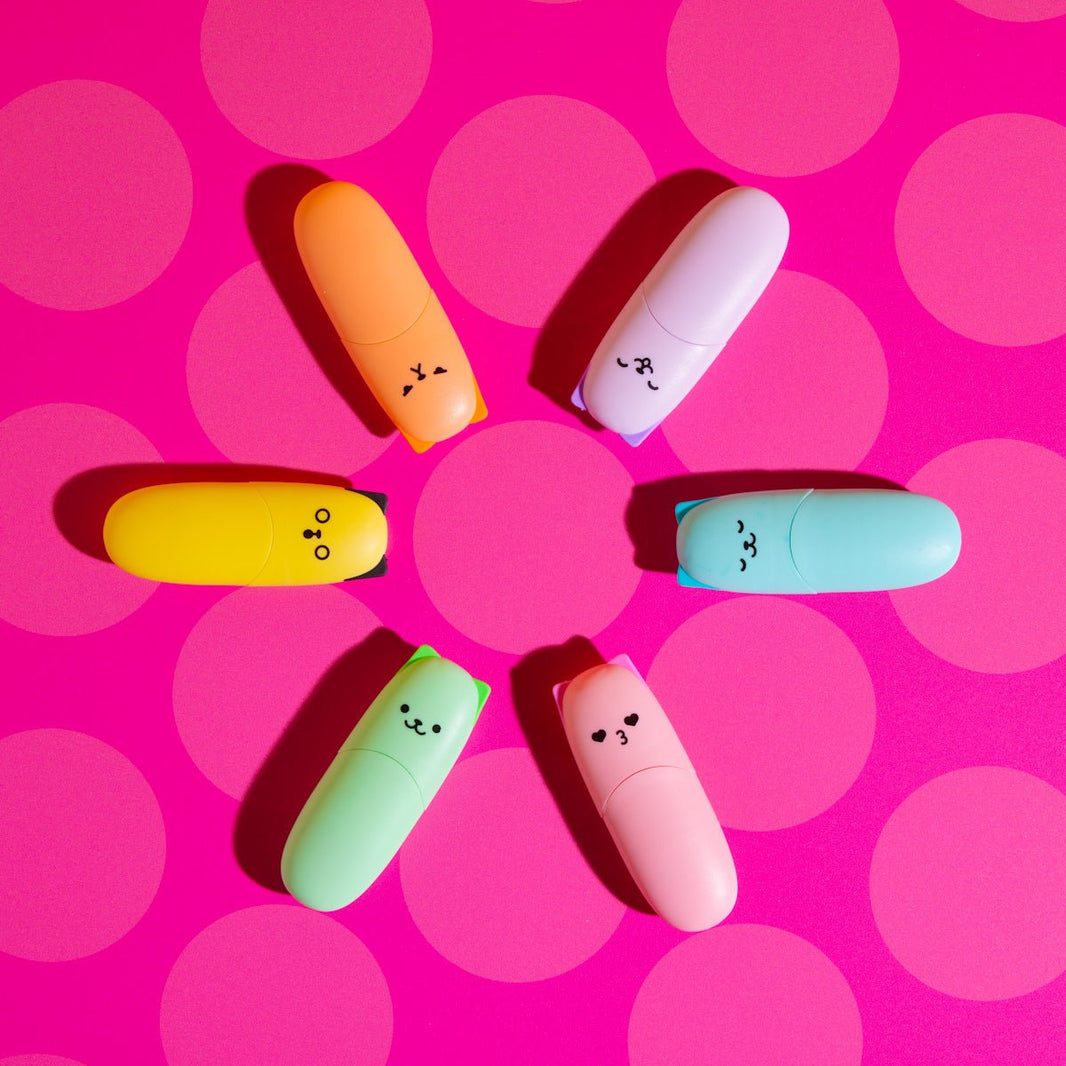 Kitty Cat Pastel Highlighters