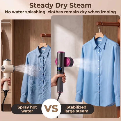 SteamEase – Handheld Portable Garment Steamer & Mini Iron for Home and Travel