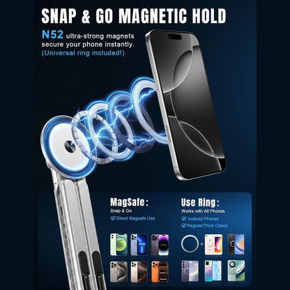 360° Foldable Magnetic Multi-Device Stand