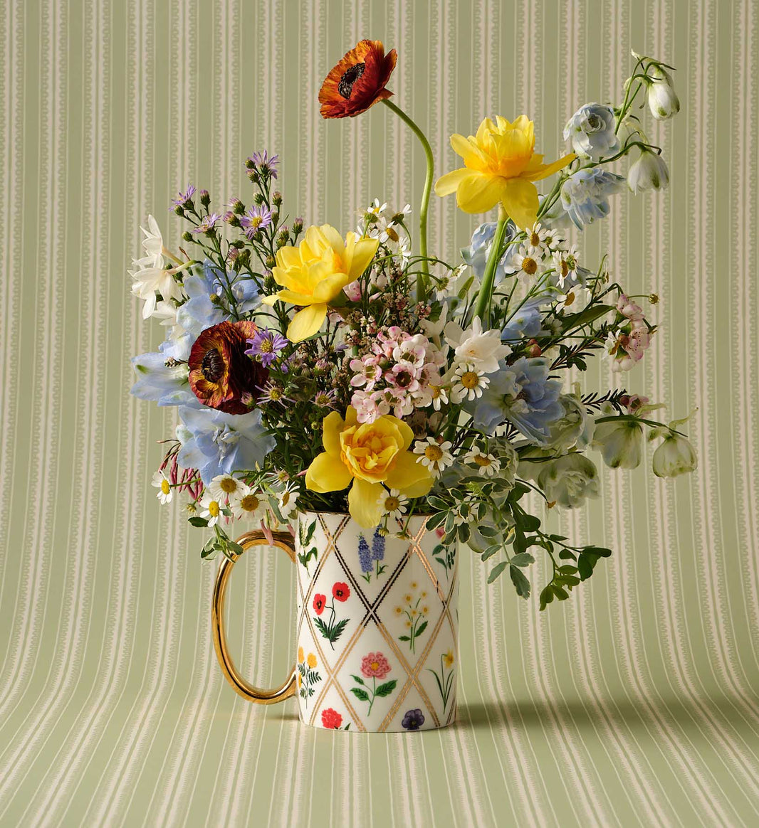 Porcelain Mug - Garden Study