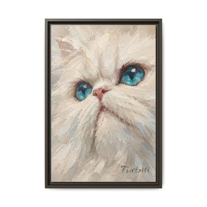 Porträt einer blauäugigen Katze