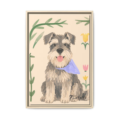 Botanisches Schnauzerporträt
