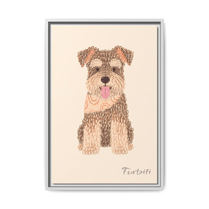 Klassisches Terrier-Porträt