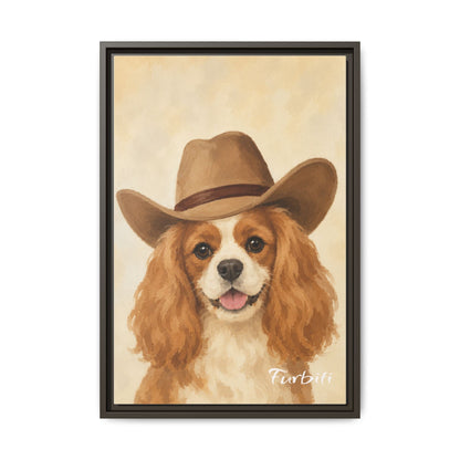Cowboy-Hundeporträt