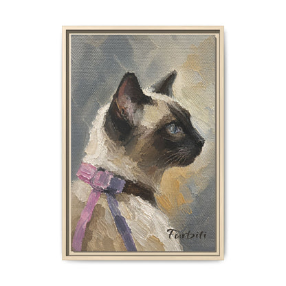 Modernes Siamesenportrait