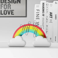 New Rainbow Paperclip Magnet Holder