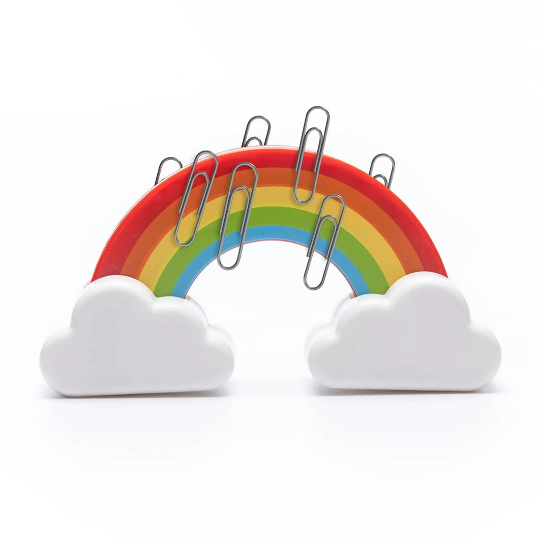 New Rainbow Paperclip Magnet Holder
