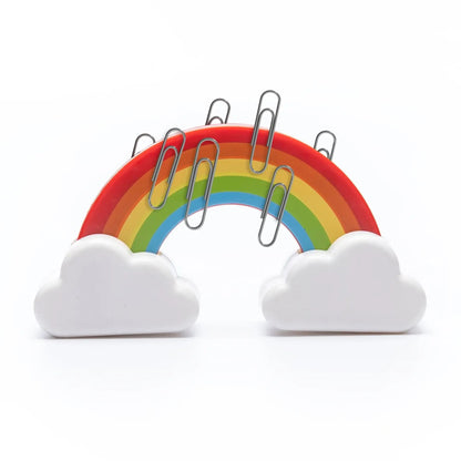 New Rainbow Paperclip Magnet Holder