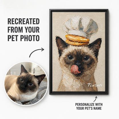 Toast Katzenporträt