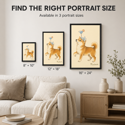 Martini-Hundeportrait