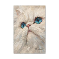 Blue-Eyed Cat Portrait