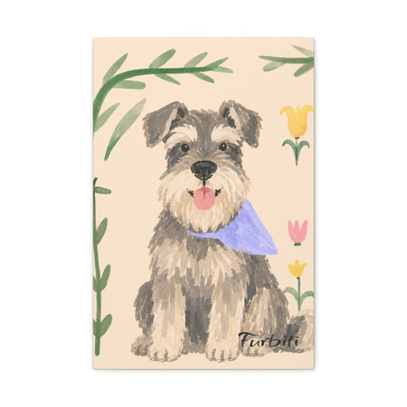 Botanisches Schnauzerporträt