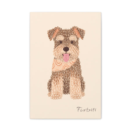 Klassisches Terrier-Porträt