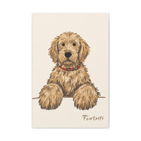 Minimalist Sketch Dog Portrait