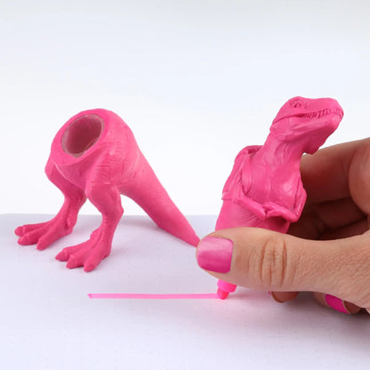 T-Rex Dino Magenta Textmarker