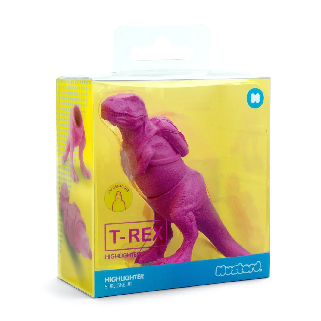 T-Rex Dino Magenta Highlighter