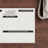 The Overthinker's Desk Pad