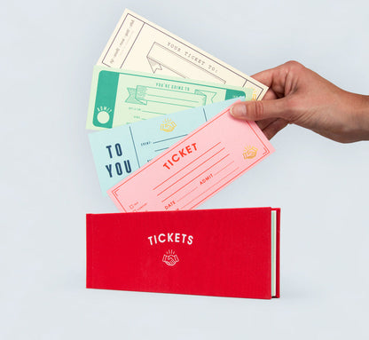 Blank Ticket Book