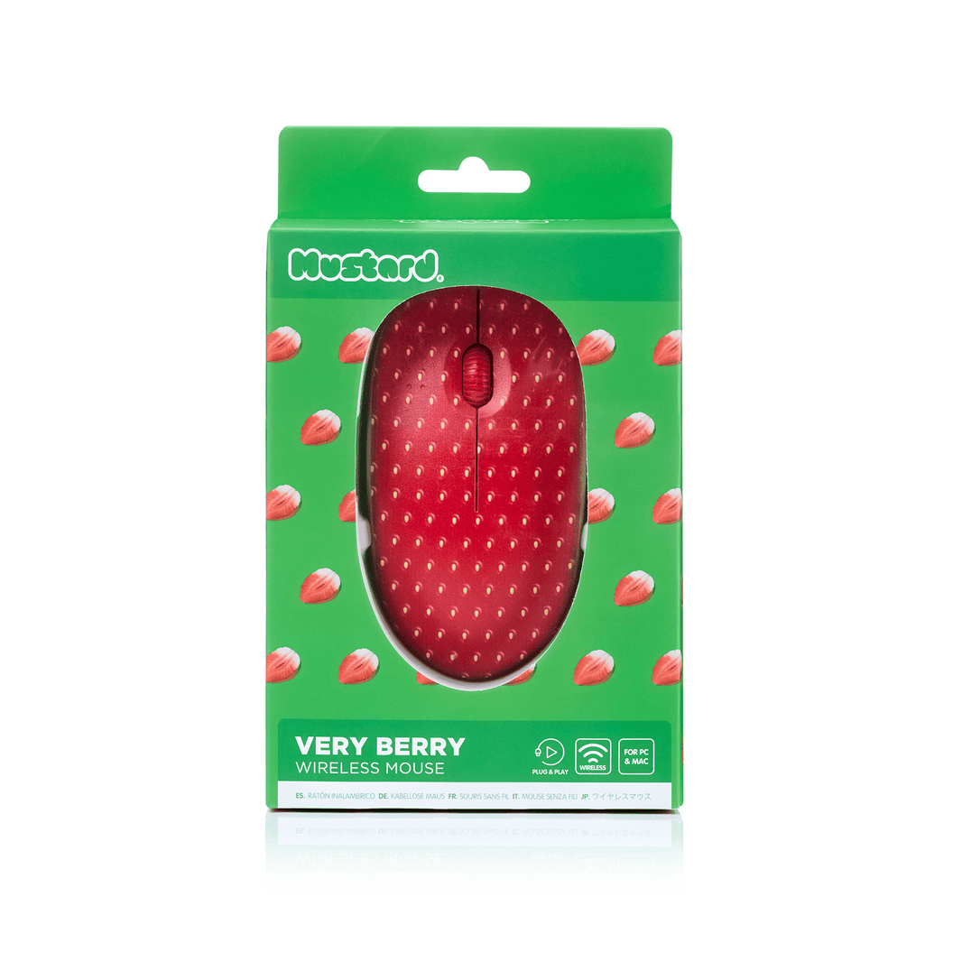 Very Berry Wireless Computer Mouse