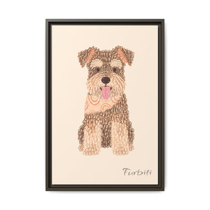 Klassisches Terrier-Porträt