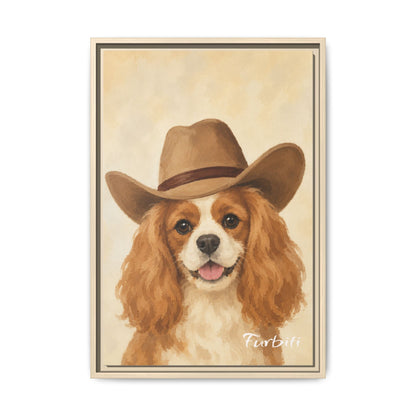 Cowboy-Hundeporträt