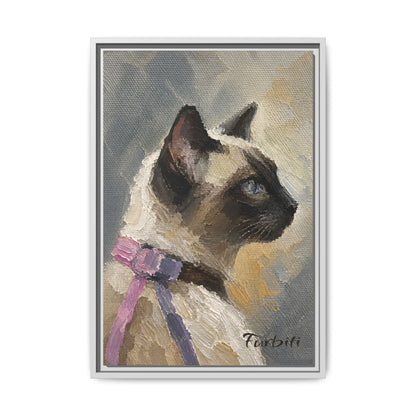 Modernes Siamesenportrait