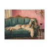 Velvet Sofa Portrait Canvas