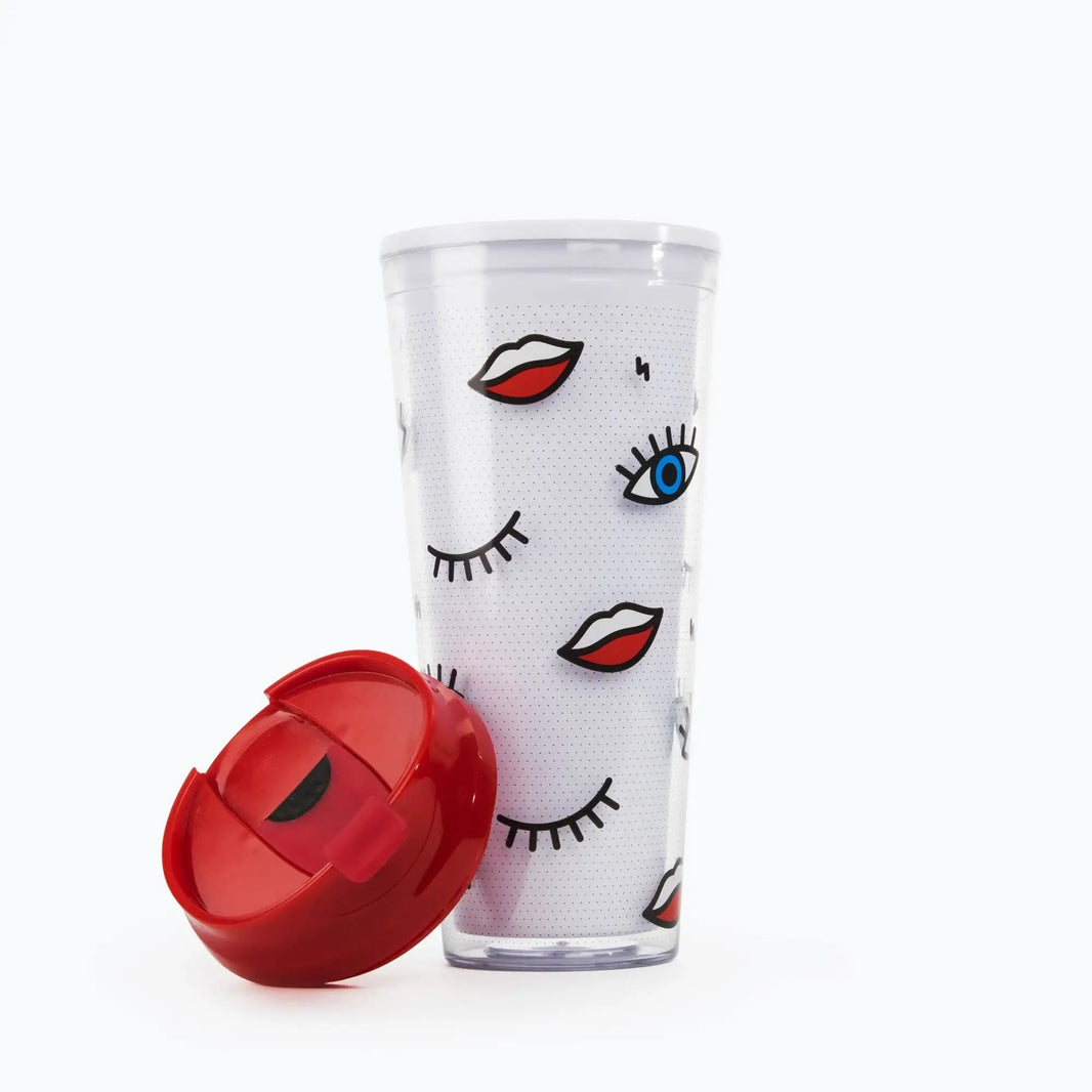 Wink Double Wall Mug